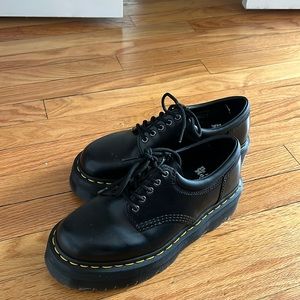 Dr. Martens Black Platform Shoes